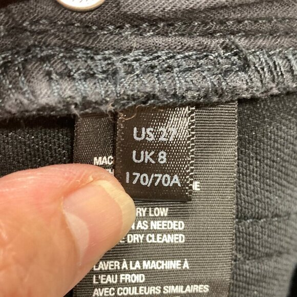 We the Free People Shiny Black Jeans, Size 27, Coated Faux Leather, Skinny - Picture 10 of 14